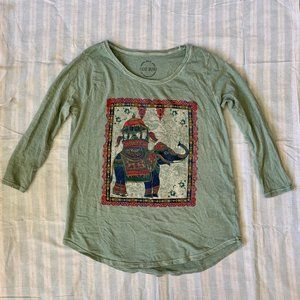 Elephant Quarter Length Shirt